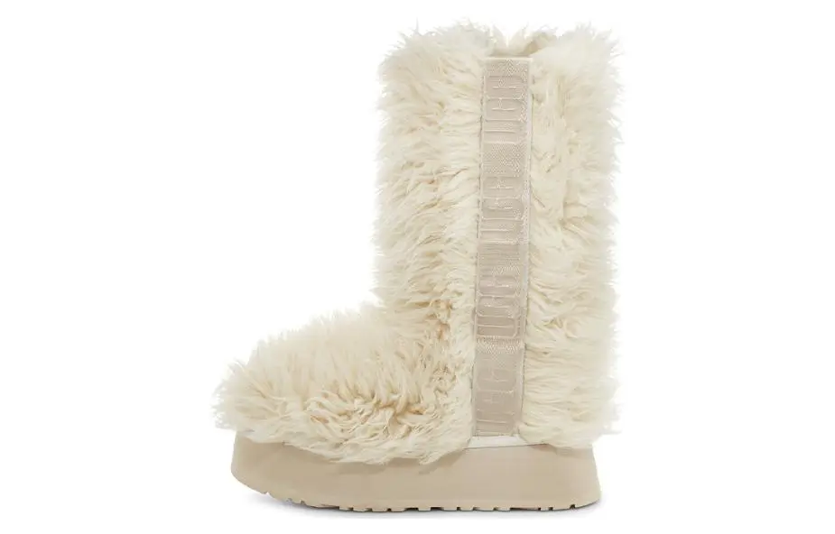 UGG Eco Friendly Recycled Collection Mid Calf Boots Women's White