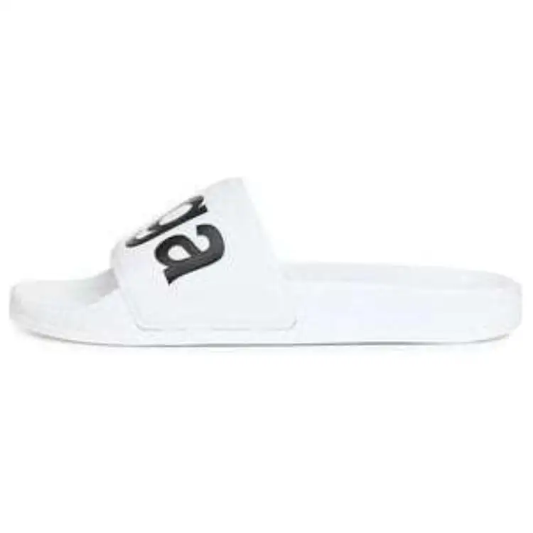 SUPERGA PU Polyurethane Slip Resistant Slide Slippers Unisex White Black