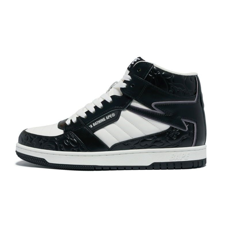 Женские кеды A BATHING APE Bape STA 88 Mid (белые)