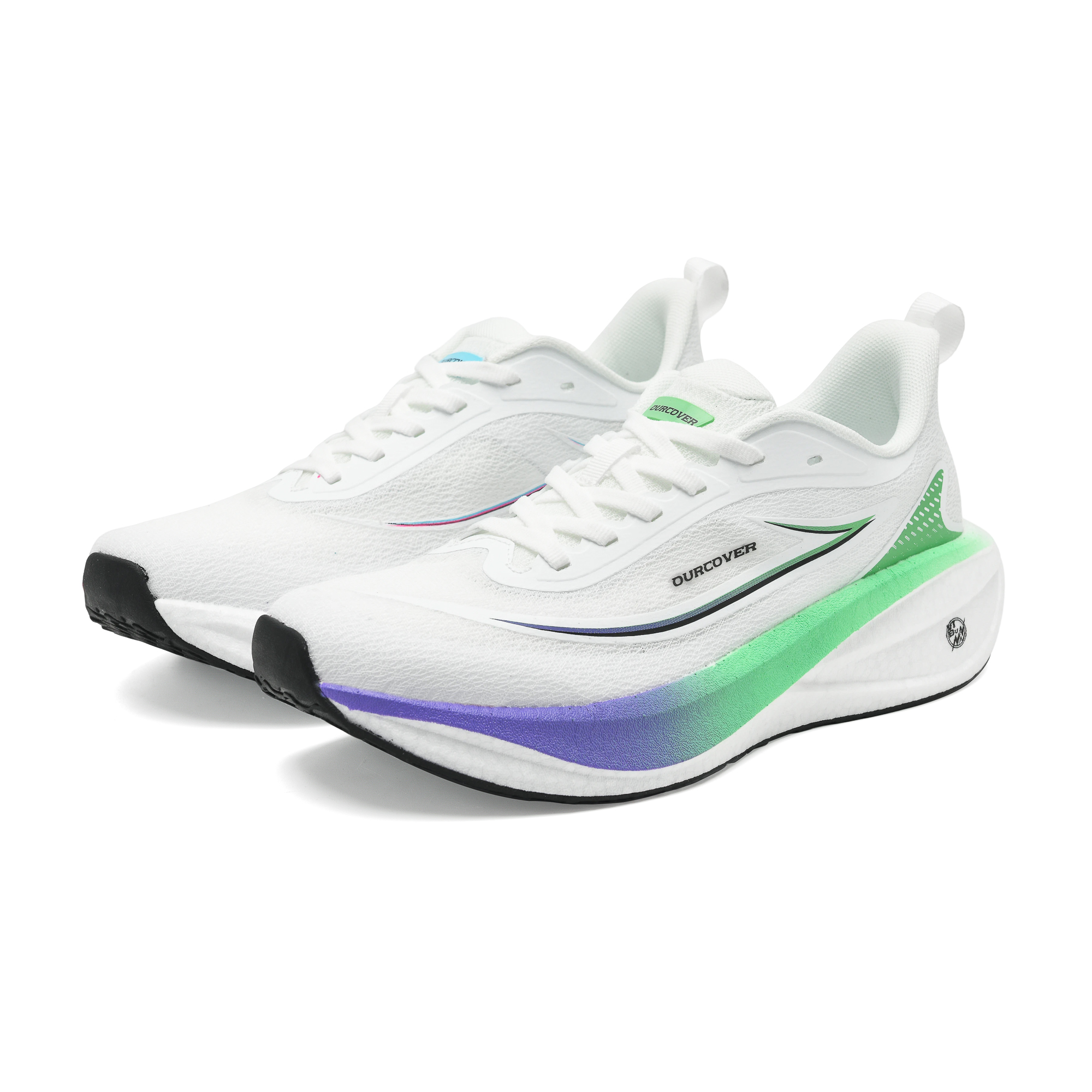 OURCOVER Abrasion Resistant Anti Rollover ETPU Sole Physical Fitness Test & Exam Running Shoes Unisex