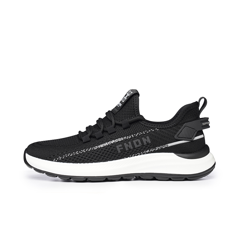 LAORENTOU Walking Shoes Men’s Low Top Black