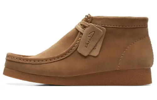 Clarks Suede Casual Shoes Men's Dark Sand