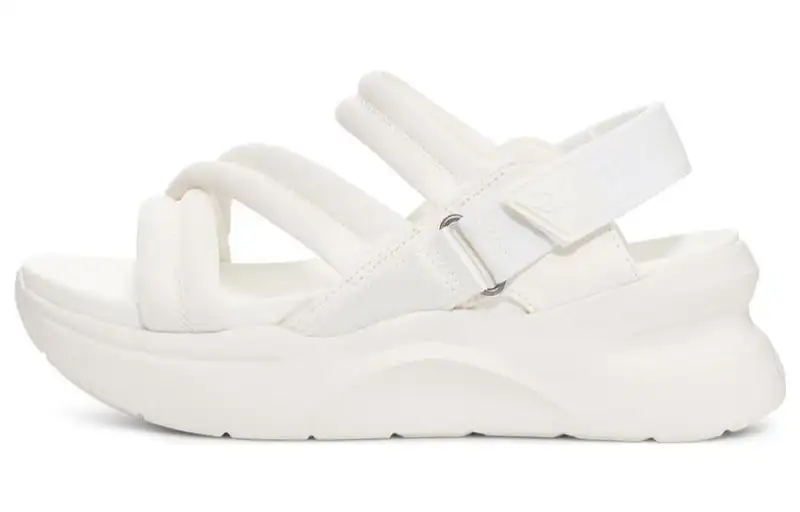 UGG LA Sun Fabric Stylish Sandal Women's White