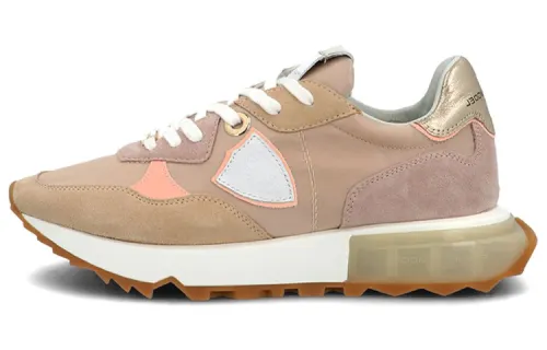 PHILIPPE MODEL La Rue Casual Shoes Women's Low Top Pink Brown