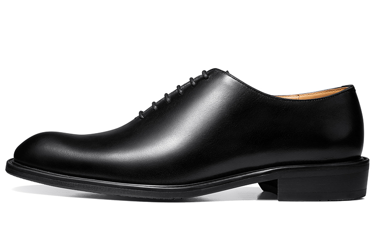 THOM WILLS Leather universal low black oxford shoes English style