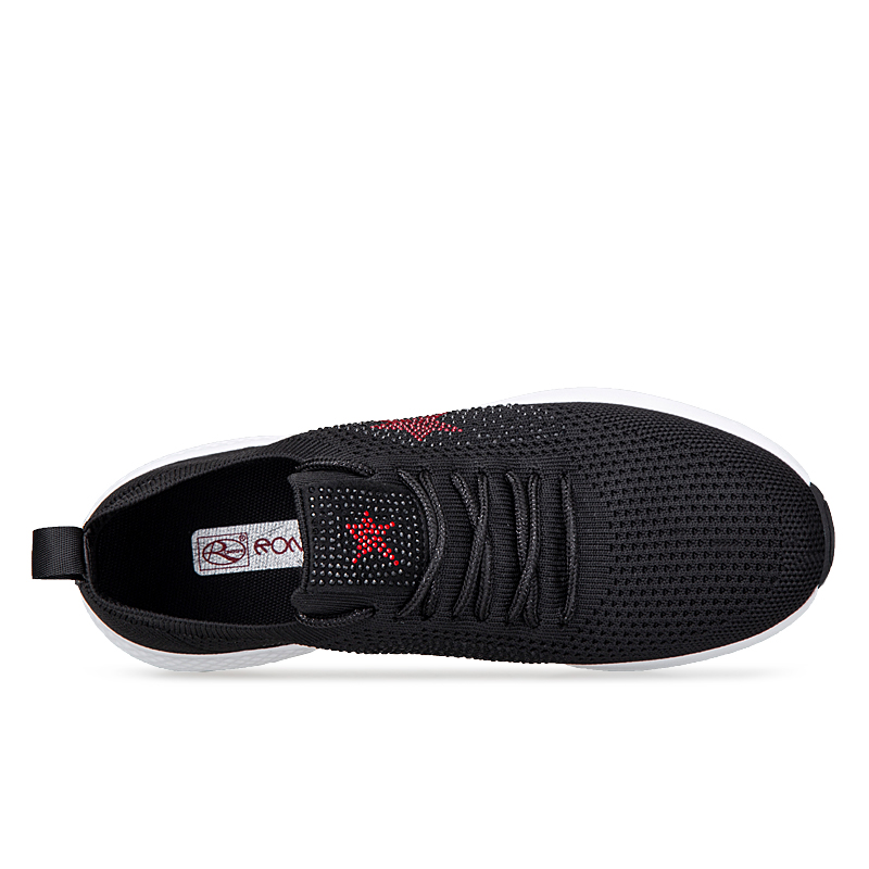 RONGSHI Mesh, Textile Cushioning Breathable Low top Casual Shoes Women’s