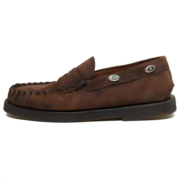 Naked Wolfe Sorrento Suede Loafers Men's Tan