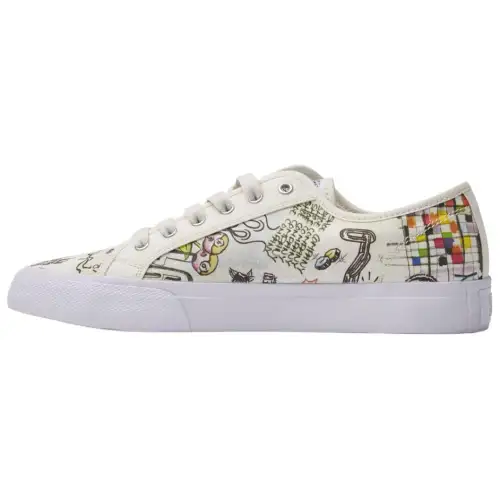 DC Shoes Manual Low top Canvas Shoes Men's White