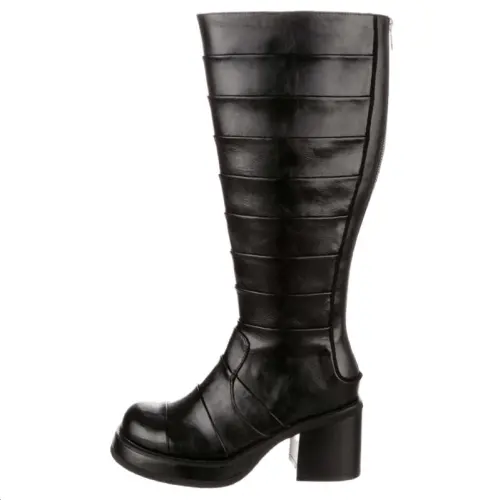 IRREGULAR CHOICE Pu Knee high Boots 8cm Women's Black