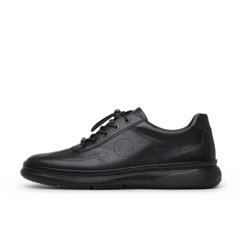 Chrisdien Deny Cow Leather Casual Shoes Men's Black