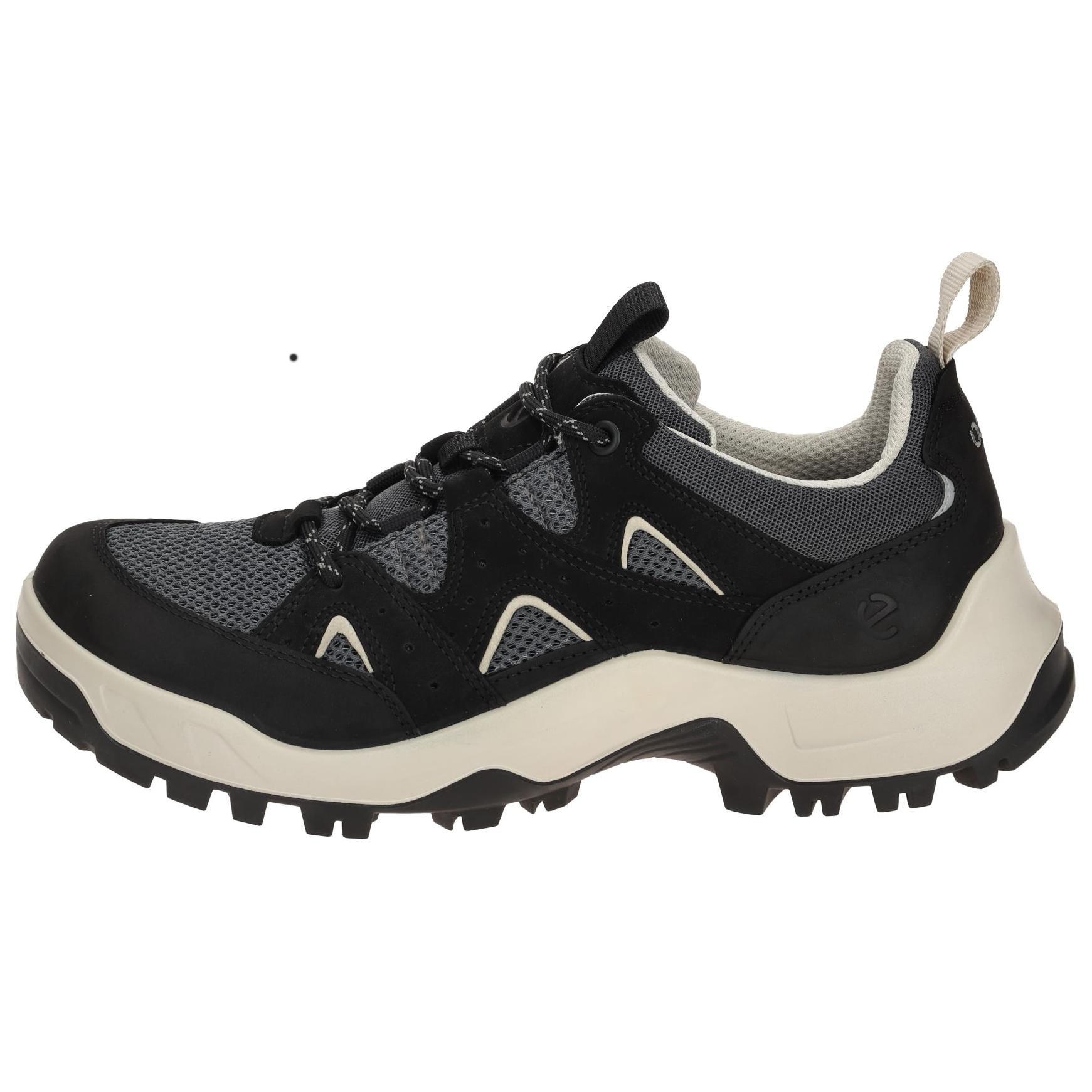 Ecco Off road Series Cow Leather Low top Mountaineering & Hiking Shoes Men’s Black Gray