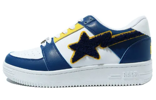 BAPE A BATHING APE Bape Sta Low Patched Navy