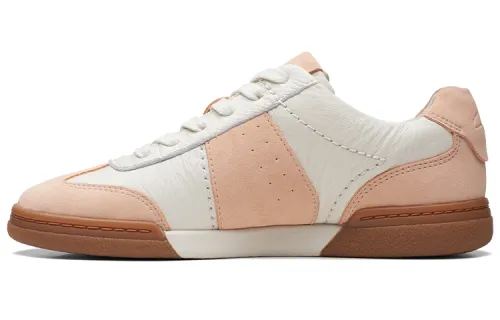 Clarks Skateboard Shoes Women's Low Top Apricot