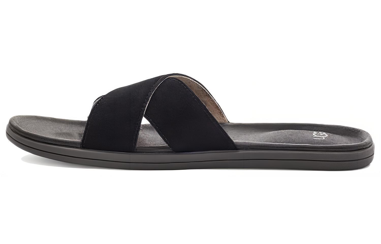 UGG Brookside Slide Beach Black Slippers