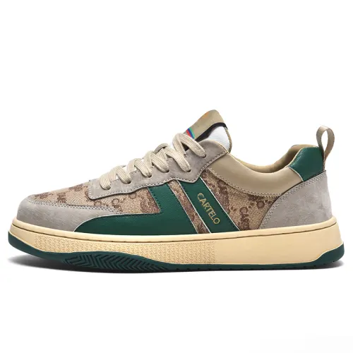 CARTELO Wear resistant, Lightweight, Breathable, And Non slip. Low top Skateboard Shoes Men's