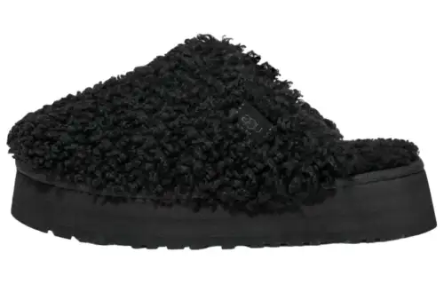 UGG Maxi Curly Platform Slippers 'Black' Women's