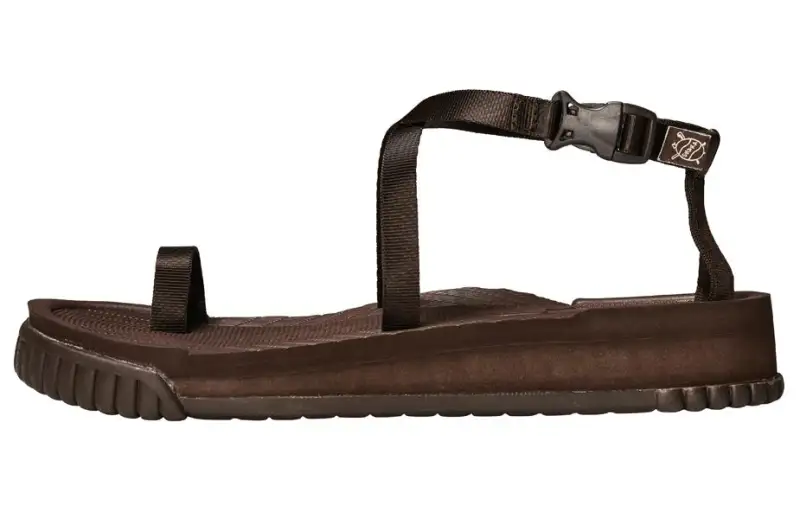 Shaka PARADISO One Strap Sandals Women's Dark Brown