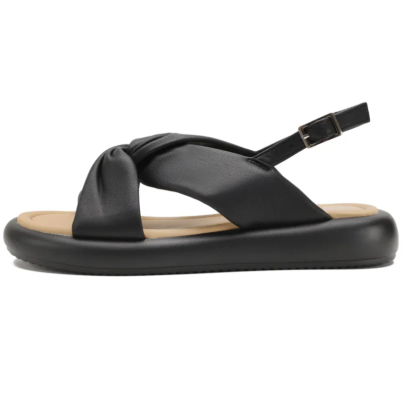 D FUSE SCANDINAVIA Home Slippers Sheepskin Beach Sandals Women's