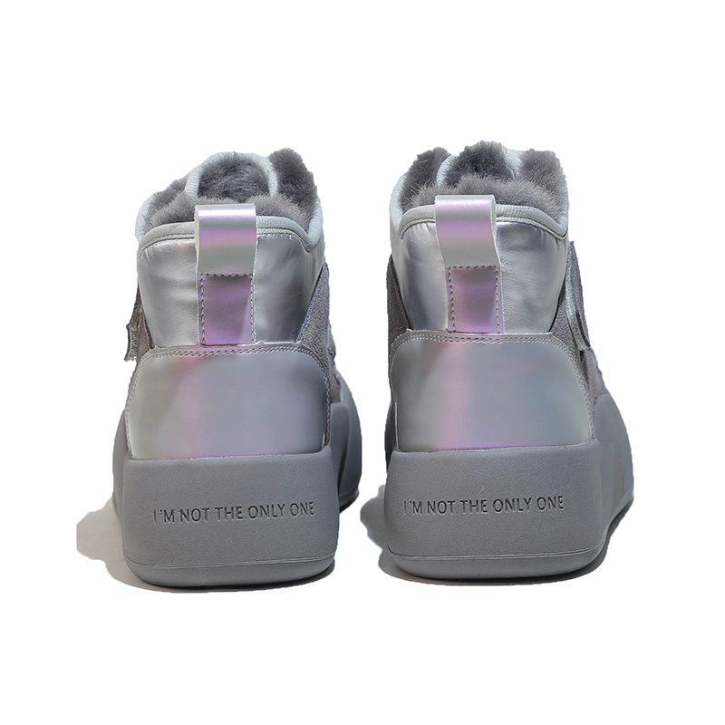 DK.VAN Thermal Thickened And Fleece Lined Short Snow Boots Women's Gray