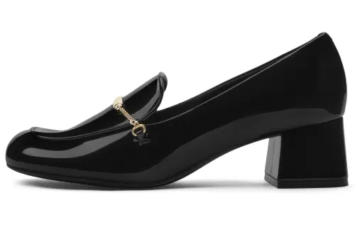 CHARLES&KEITH Pu Loafers 4.6cm Women's