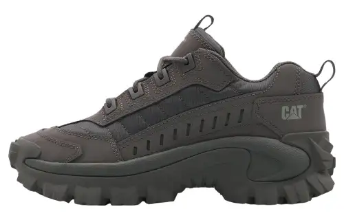 CAT Intruder Collection Slip Resistant Abrasion Resistant Low top Outdoor Shoes Unisex Dark Gray