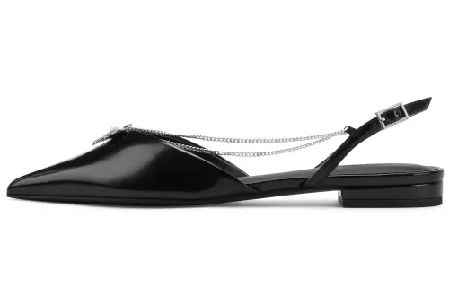 CHARLES&KEITH Small Ck Pu One Strap Sandals 2.1cm Women's