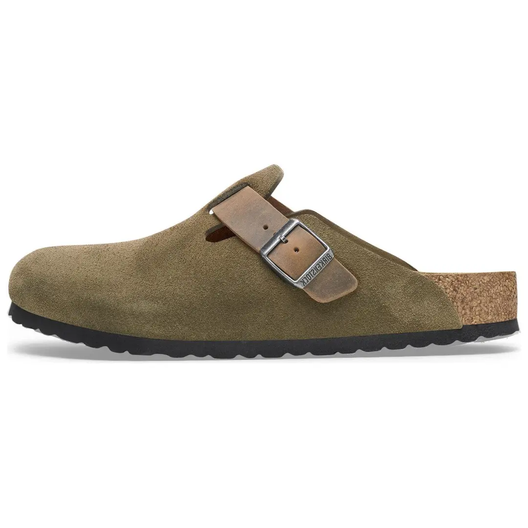 Birkenstock Abrasion Resistant Closed Toe Slippers Unisex Brown