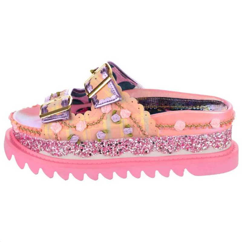 IRREGULAR CHOICE Slide Slippers Women's Pink