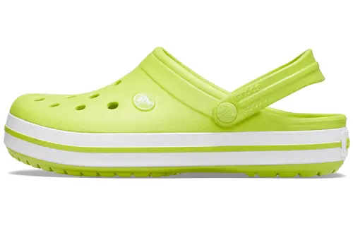 Crocs Lightweight Cozy Beach Sandals Green Women's