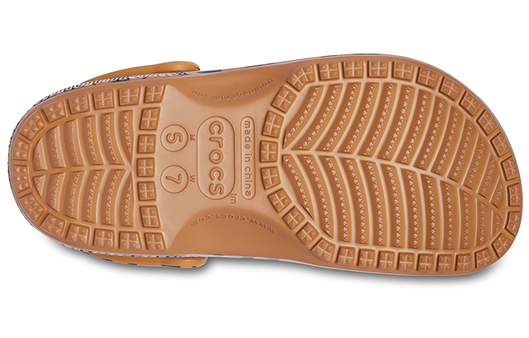 Crocs Classic Clog Animal Printing Beach Tiger Stripes Yellow Sandals