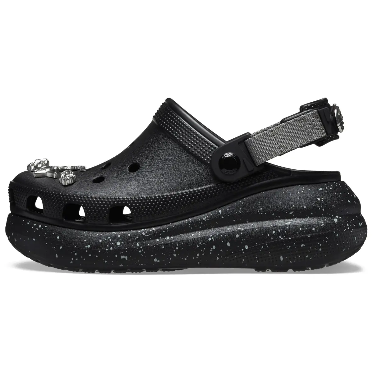 Crocs Crush Embellished Clog Clogs Unisex Black