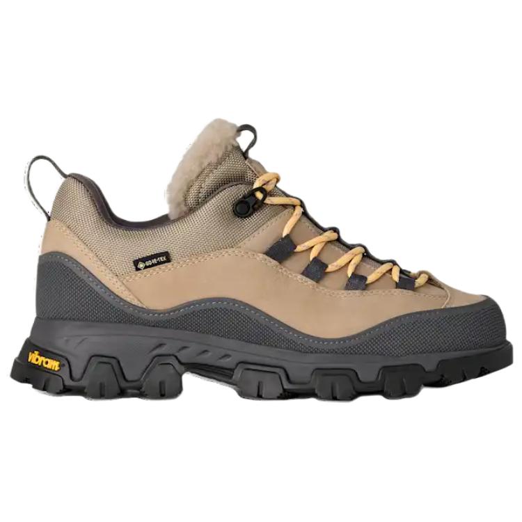 UGG MetroTrek Hiker Leather Wear resistant And Waterproof Low top Mountaineering & Hiking Shoes Women’s Pebble Gray