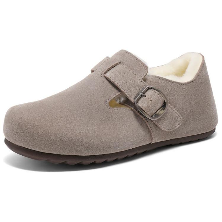 BELLE Loafers Women's Gray, Brown