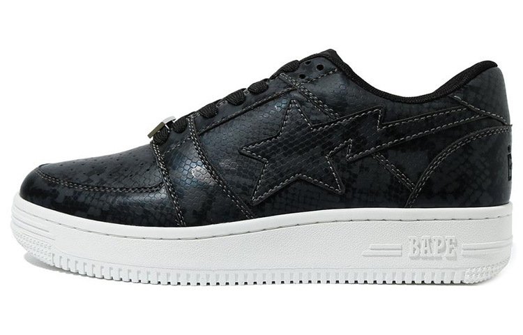 Мужские кеды A BATHING APE BAPE STA (черные)
