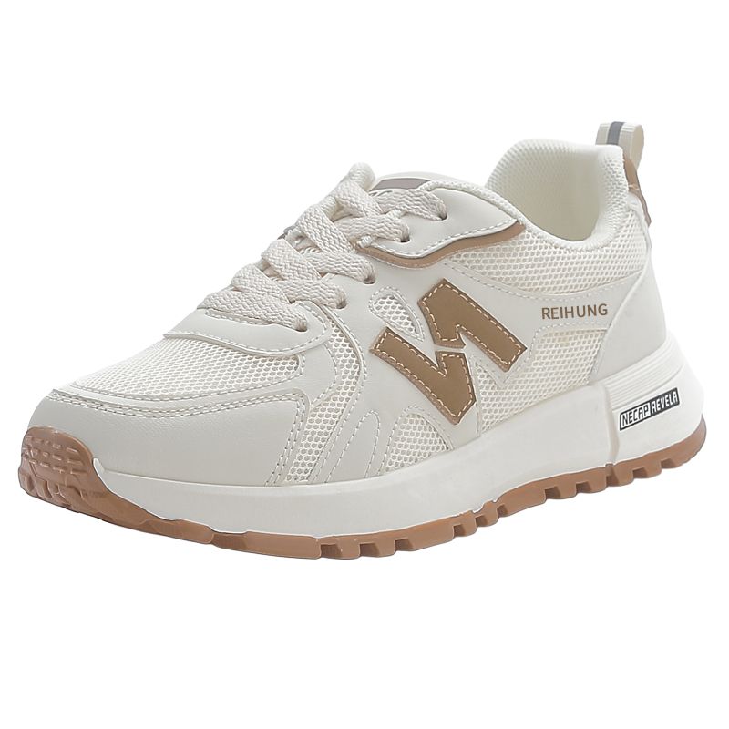 REIHUNG Mesh, Synthetic Leather Cushioning Low top Running Shoes Women’s