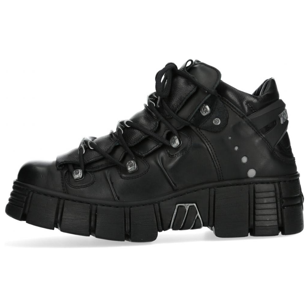 NEW ROCK Fashion Trend Low top Casual Shoes Unisex Black