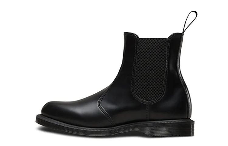 Dr. Martens Dr.Martens Flora Smooth Leather Chelsea Boots 'Black' Women's