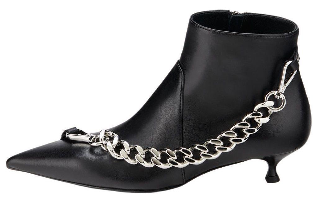 AGL Leather Ankle Boots 3cm Women's Black