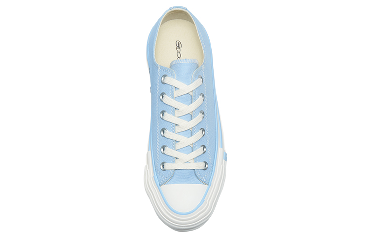 GOOD BAI Canvas Shoes Unisex Low Top Baby Blue