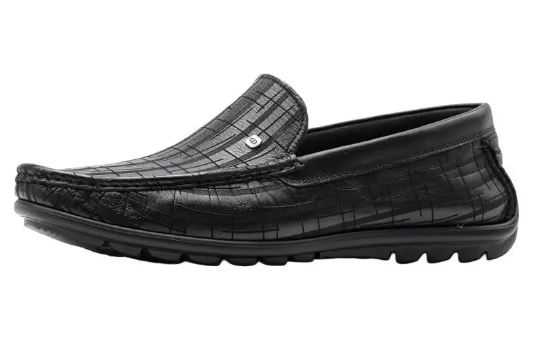 Chrisdien Deny Cow Leather Casual Shoes Men's Black