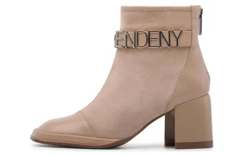 Chrisdien Deny Sheepskin Ankle Boots 7cm Women's Apricot