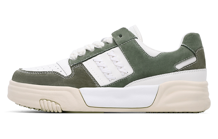 Dickies Patchwork Collection Sports Casual Shoes Women's White Green