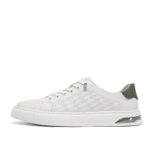 BELLE Cow Leather Low top Skateboard Shoes Men's