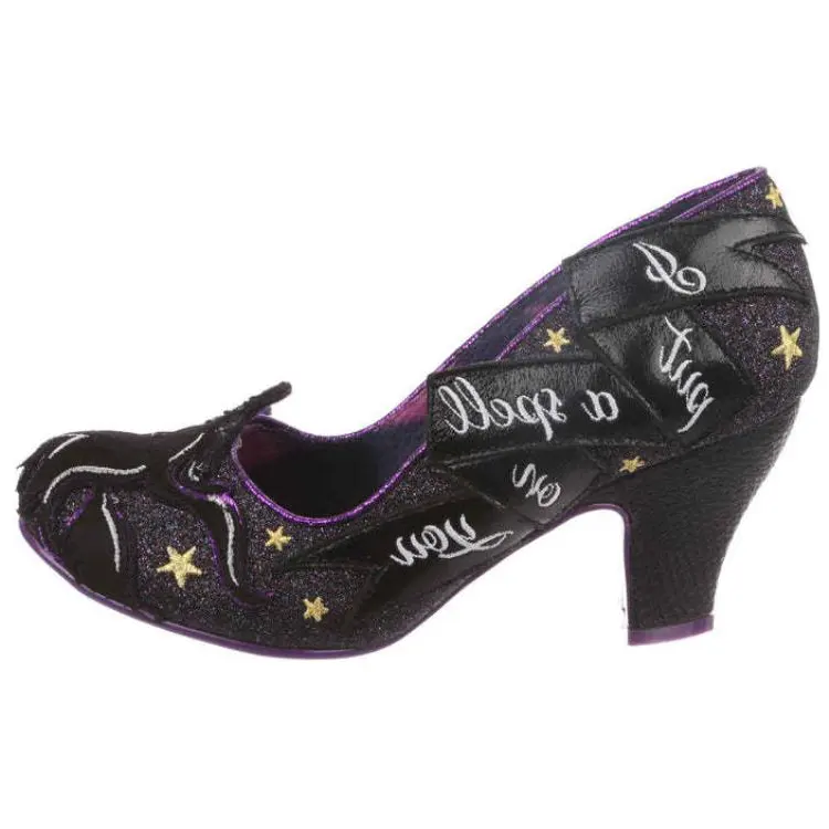 IRREGULAR CHOICE Magic comfortable fashion thick heel high heels women black