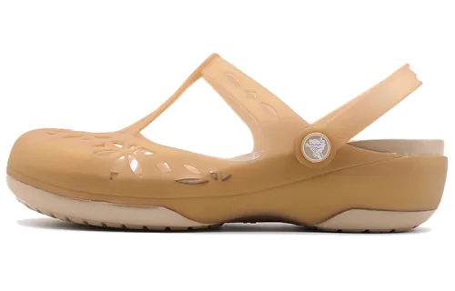 Crocs Gold Color Sandals Women's