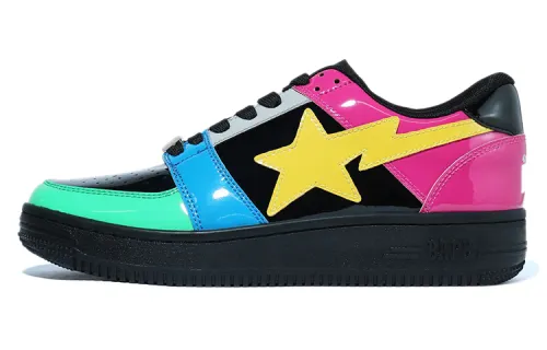 BAPE A BATHING APE Bape Sta Low Crazy Black