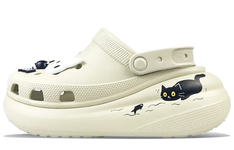 Crocs Crush Clog Clogs Unisex Black White