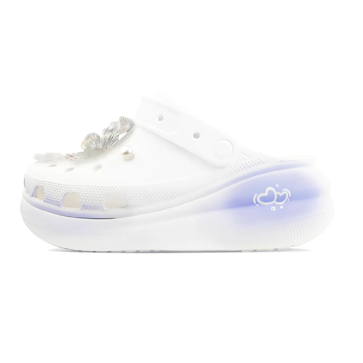 Crocs Crush Clog EVA Clogs Unisex Taro Paste Purple Sauce