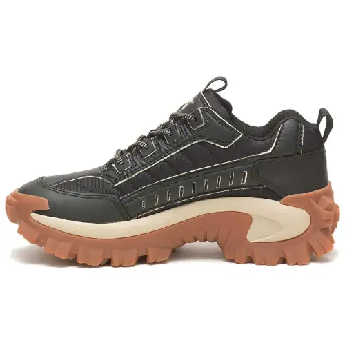 CAT Eco Intruder Comfortable Slip Resistant Outdoor Shoes Unisex Black Brown