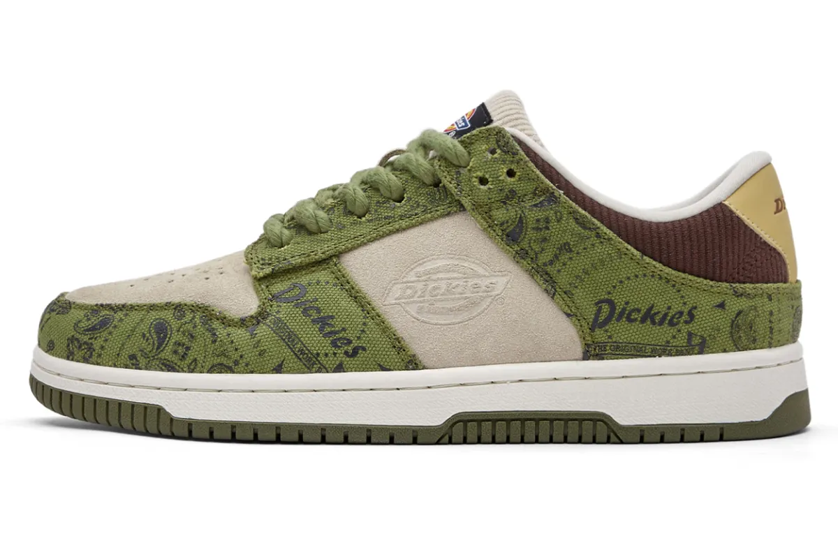 Dickies Low top Skateboard Shoes Men's Bamboo Sprout Green